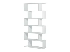 Pacote de 2 prateleiras Athena em branco brilhante