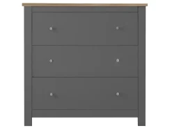 Painel alto com 2 portas em aglomerado de madeira de nogueira