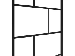 Painel de banheira giratório vidro e metal de estilo industrial dim. 70 x 140 cm OBELINI