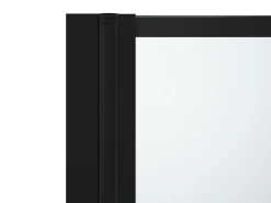 Painel de banheira giratório preto mate visual atelier, 80 x 140 cm, DOLANA