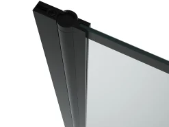 Painel de banheira giratório preto mate visual atelier, 80 x 140 cm, DOLANA