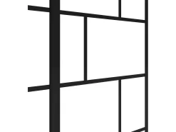 Painel de banheira vidro e metal de estilo industrial dim. 70 x 140 cm OBELINI