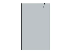 Painel de duche estilo italiano MALIKA 120*200cm Vidro cinza