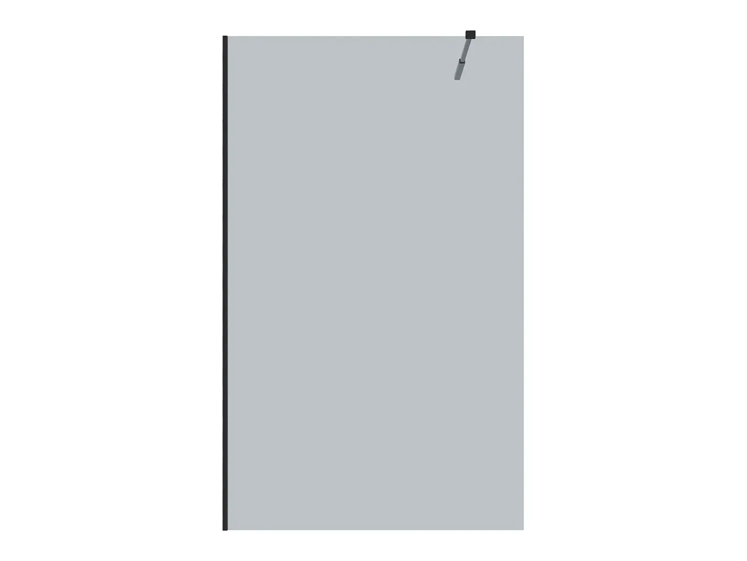 Painel de duche estilo italiano MALIKA 120*200cm Vidro cinza