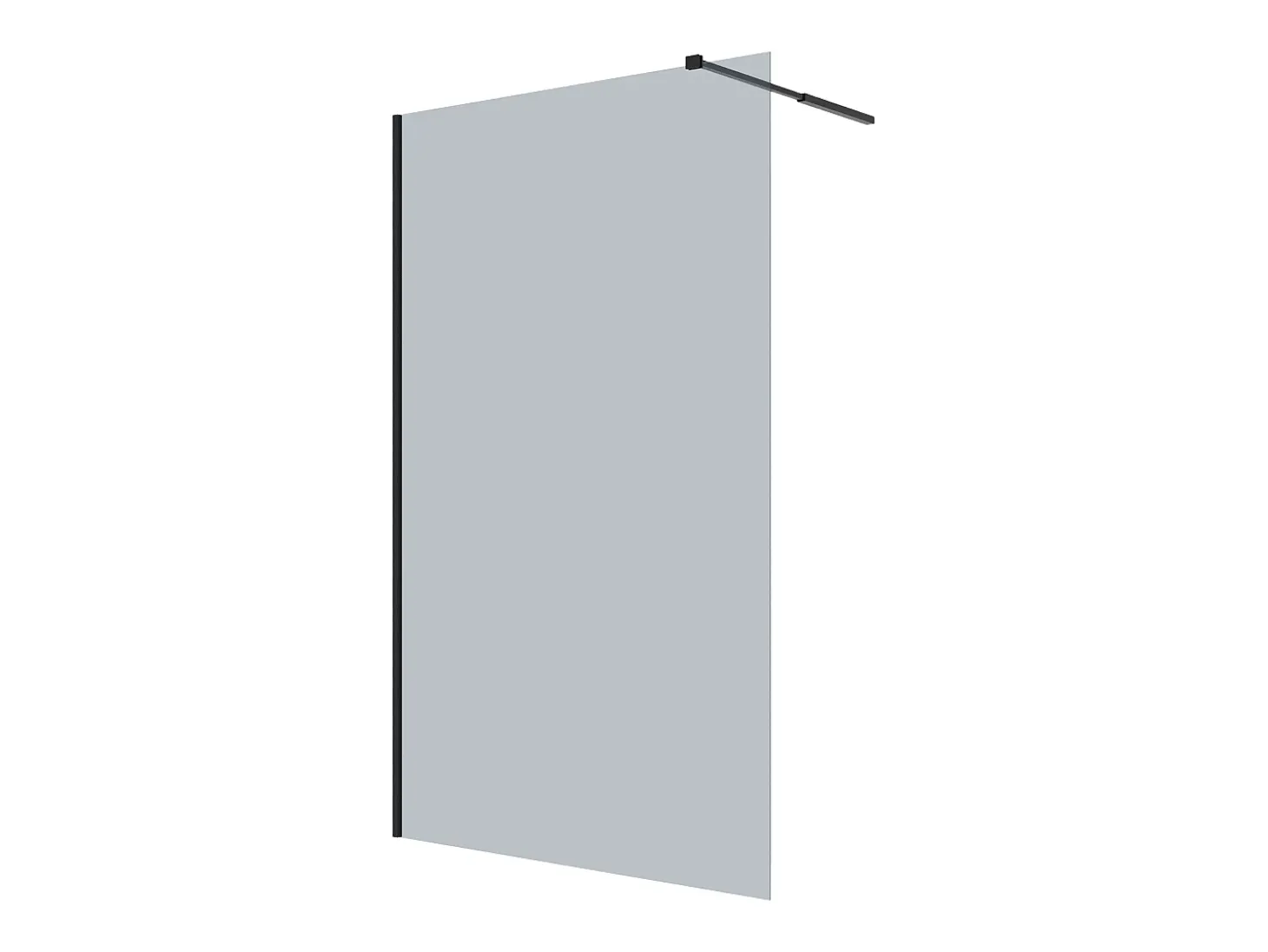 Painel de duche estilo italiano MALIKA 120*200cm Vidro cinza