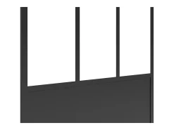 Painel de duche estilo italiano e atelier preto fosco 100x200 cm URBANIK