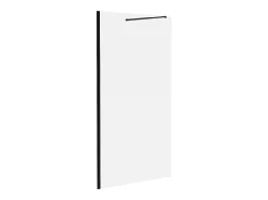 Painel de duche italiano preto fosco vidro 8 mm 120x200 cm - DAREN