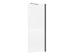 Painel de duche italiano - Preto mate - Vidro 5 mm - 80 x 200 cm - DAREN