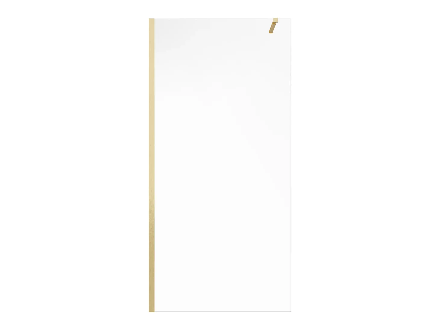 Painel de duche italiano dourado estilo contemporâneo 120x200 cm - DAREN