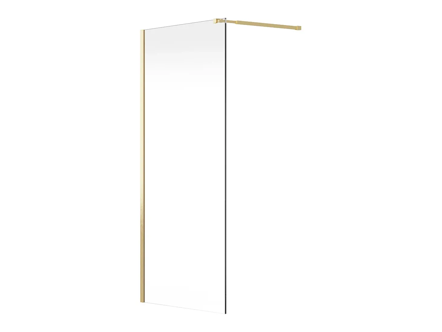 Painel de duche italiano dourado estilo contemporâneo 120x200 cm - DAREN