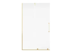 Painel de duche italiano dourado estilo industrial 120x200 cm vidro temperado YOREM