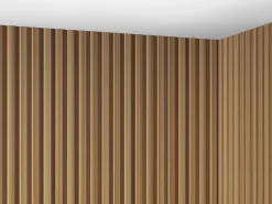 Painel de parede 3D pack de 3,71 m² cor madeira natural conjunto de 8 peças TATIANA