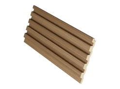 Painel de parede 3D pack de 3,71 m² cor madeira natural conjunto de 8 peças TATIANA