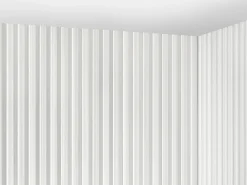 Painel de parede 3D pack de 3,71 m² branco conjunto de 8 peças TATIANA