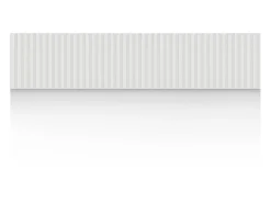 Painel de parede 3D pack de 3,71 m² branco conjunto de 8 peças TATIANA