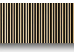 Painel de parede 3D, pacote de 2,83 m², preto e dourado, conjunto de 8 peças, CLINTON
