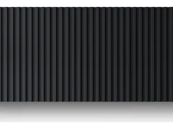 Painel de parede 3D, pacote de 2,83 m², preto, conjunto de 8 peças, CLINTON