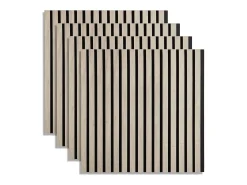 Painel de parede 60x60x2,5 cm cinza