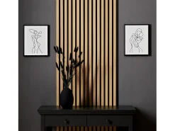 Painel de parede 60x60x2.5 cm painel acústico natural para som