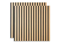 Painel de parede 60x60x2,5 cm painéis acústicos naturais para som