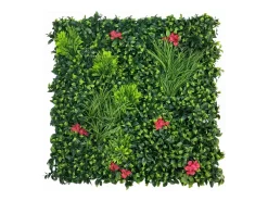 Painel de relva - "Vertical Villa" - Conjunto de 4 - 1,00 x 1,00 m - Verde