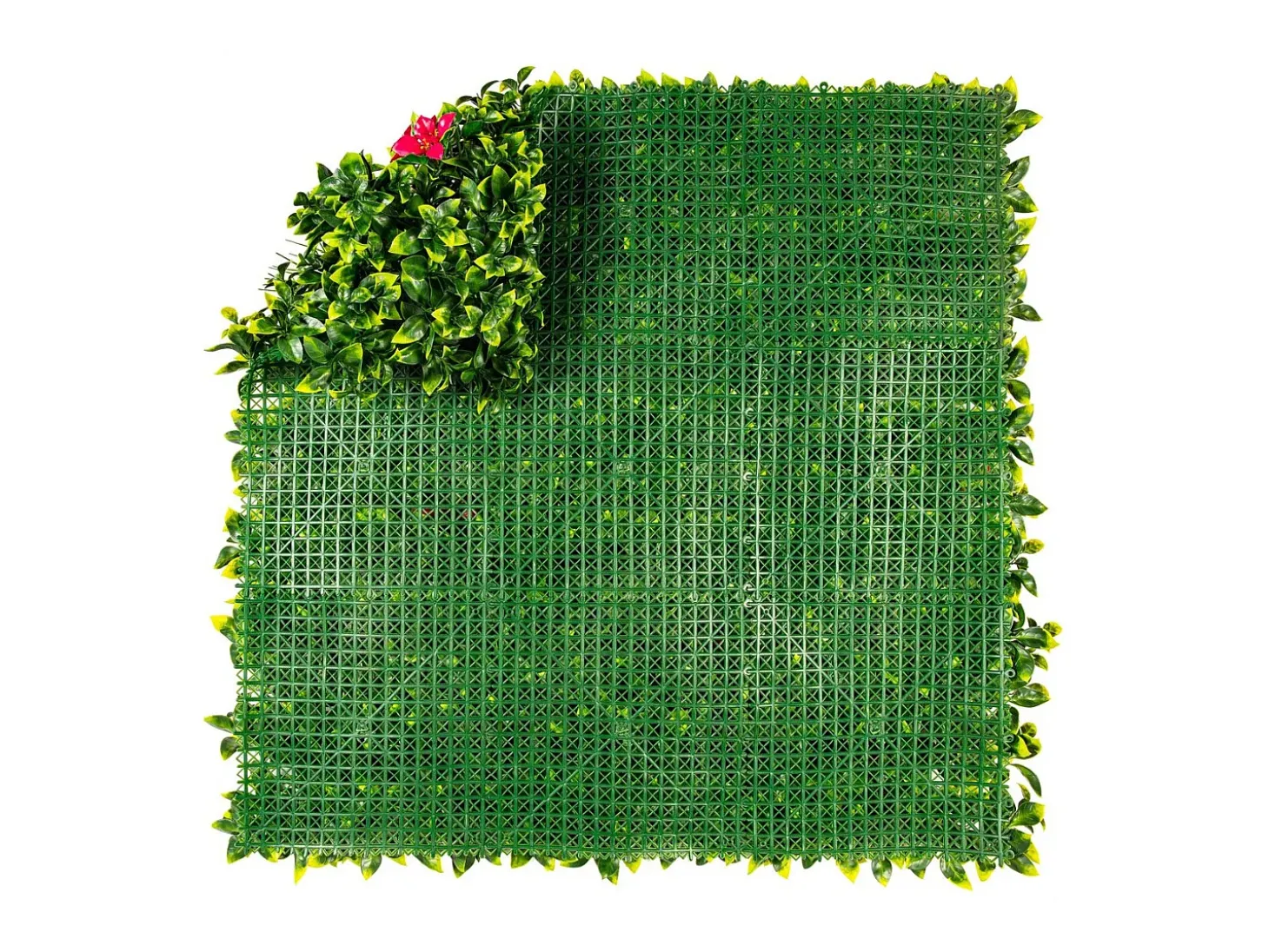 Painel de relva - "Vertical Villa" - Conjunto de 4 - 1,00 x 1,00 m - Verde