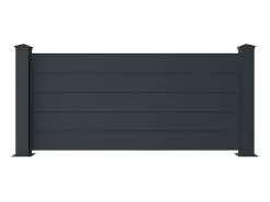 Painel de vedação em alumínio integral NAZARIO - Dimensões C189 x A89 cm