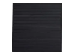Painel Mural de Lamas SucceBuy, 122 x 122 cm, Lamas de Garagem em PVC Preto, Design Modular