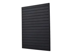Painel Mural de Lamas SucceBuy, 122 x 122 cm, Lamas de Garagem em PVC Preto, Design Modular