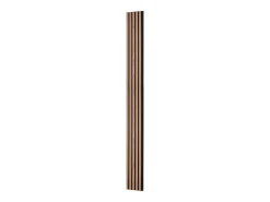 Painéis Acústicos com Ripas SucceBuy em Madeira, 20 x 240 cm, para Decoração de Parede, com Índice NRC Elevado de 0,85 e Certificação Acústica SGS, Nogueira