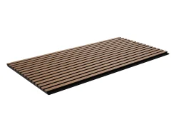 Painéis Acústicos com Tabuas de Madeira SucceBuy 120 x 60 cm, Decoração Mural Moderna, Noze