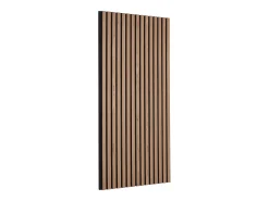 Painéis Acústicos com Tabuas de Madeira SucceBuy 120 x 60 cm, Decoração Mural Moderna, Noze