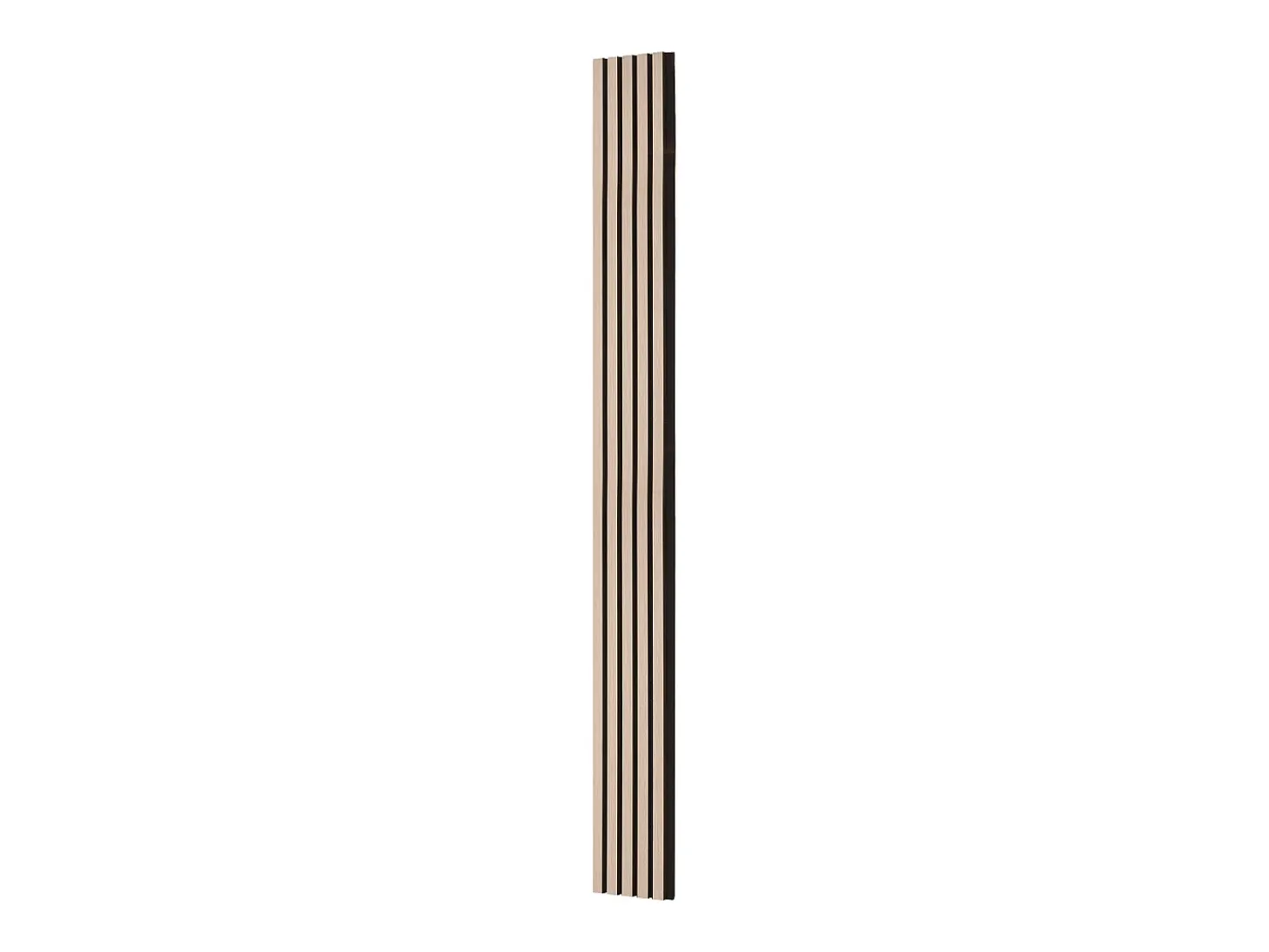 Painéis Acústicos de Listras de Madeira SucceBuy, Painéis de Parede de Madeira MDF, para Decoração de Parede Interior Moderna, 240 x 20 cm