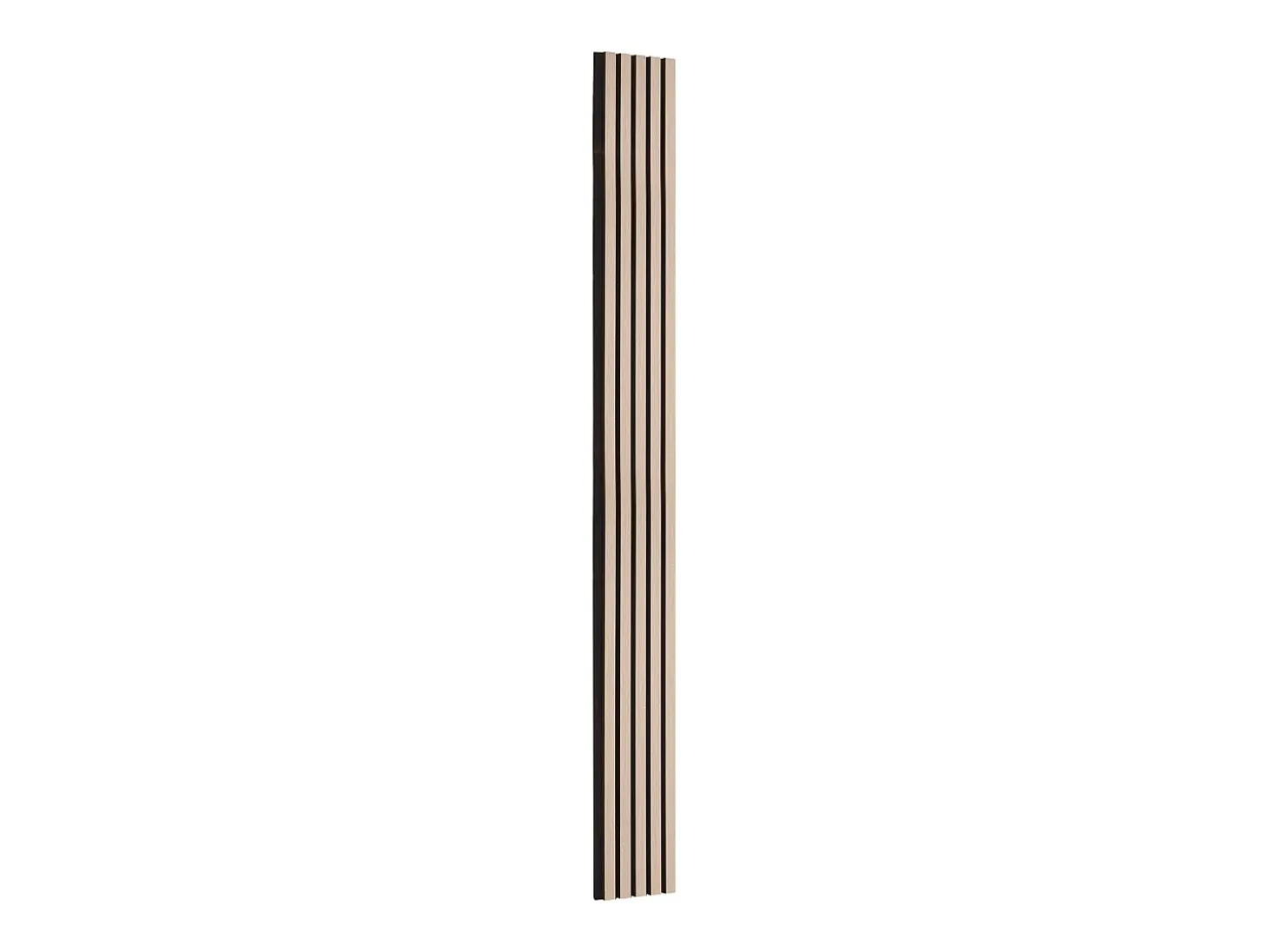 Painéis Acústicos de Listras de Madeira SucceBuy, Painéis de Parede de Madeira MDF, para Decoração de Parede Interior Moderna, 240 x 20 cm