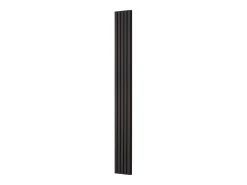 Painéis Acústicos de Parede SucceBuy, 20 x 240 cm, para Decoração de Parede, com Índice NRC Elevado de 0,85 e Certificação Acústica SGS, em Carvalho Preto