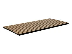 Painéis Acústicos SucceBuy 59.9 x 119.8 cm, Painéis Acústicos de Listras de Madeira, Decoração de Parede Moderna, Carvalho Claro