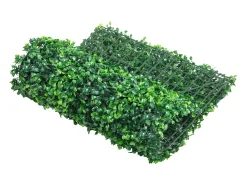 Painéis de Buxo Artificial SucceBuy 61 x 40,6 cm 12 Peças, Murelas Artificiais de Buxo, Resistentes a UV