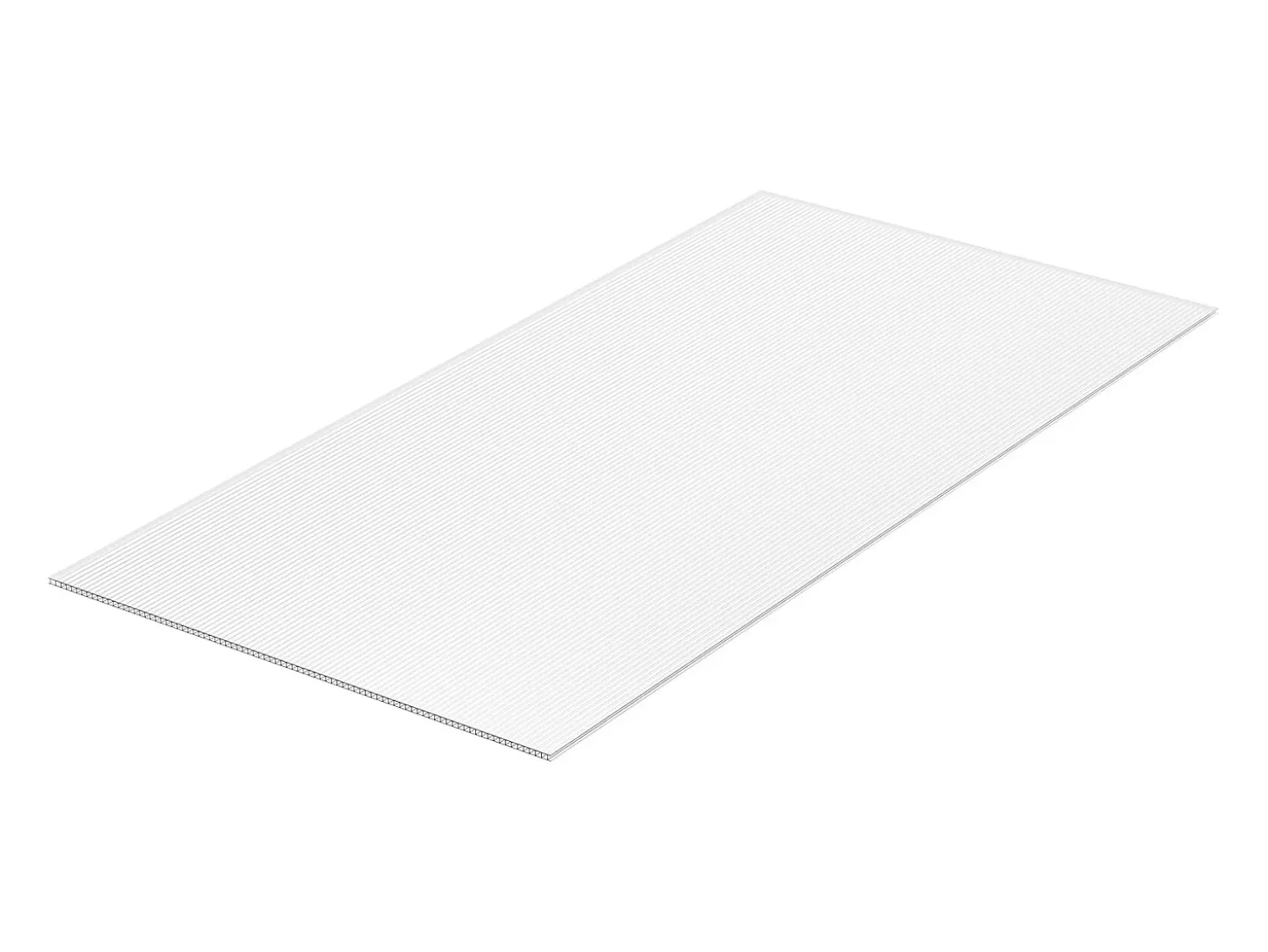 Painéis de Estufa SucceBuy de Policarbonato Lote de 14, 61cm X 122 cm X 0.4 cm, Chapas de Telhado, Proteção UV, Impermeável, Resistente a Impactos para Jardim
