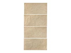 Painéis de Parede 3D SucceBuy, Kit com 4, 122 x 61 cm, Aspecto de Pedra, Cobertura de 3 m², Amarelo Pedra