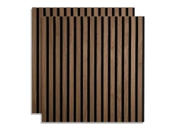 Painéis de parede 60x60 cm Castanho