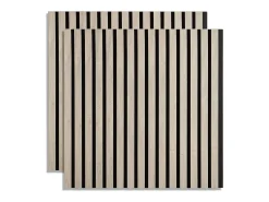 Painéis de parede 60x60x2,5 cm cinza