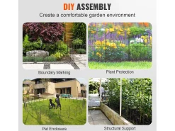 Painéis Decorativos para Cerca de Jardim SucceBuy de 24 Pol. x 30 Pés, Pacote de 28