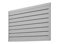 Painéis Murais com Lâminas PVC SucceBuy, Modulares para Ferramentas Garagem 122,5x64,5 cm, Cinza