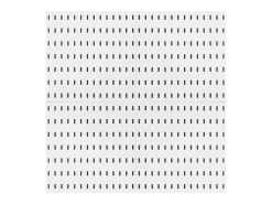 Painéis Perfurados SucceBuy, 280x280 mm em Plástico, 4 Painéis, para Casa, Branco