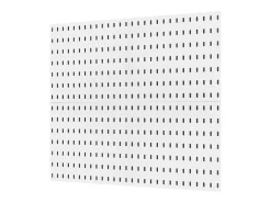Painéis Perfurados SucceBuy, 280x280 mm em Plástico, 4 Painéis, para Casa, Branco