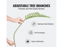 Palmeira Areca Artificial SucceBuy de 1,22 m, Planta Realista de Noz de Betel