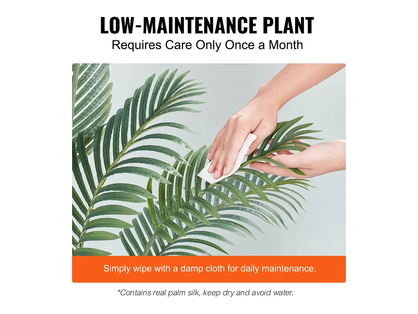 Palmeira Areca Artificial SucceBuy de 1,22 m, Planta Realista de Noz de Betel