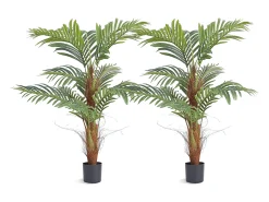 Palmeira Areca Artificial SucceBuy de 1,22 m, Planta Realista de Noz de Betel