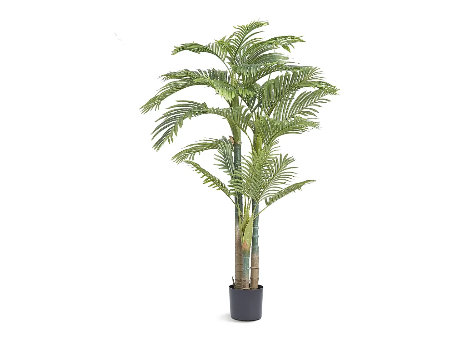 Palmeira Artificial de Cana Dourada SucceBuy 2m, Planta falsa Verde Decorativa Realista