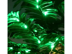 Palmeira c/ 136 luzes LED 220 cm branco quente
